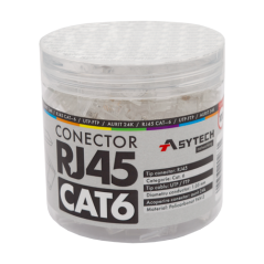 Mufa RJ-45 UTP Cat.6 (100 buc) RJ45-CAT6-JAR - 1