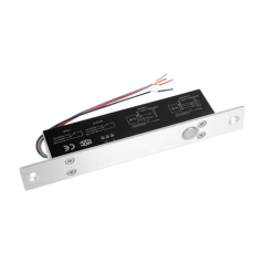 Bolt electric Fail Safe (NC), 12 Vcc, delay 0-3-6 secunde, monitorizare CSL-39-NC - 1