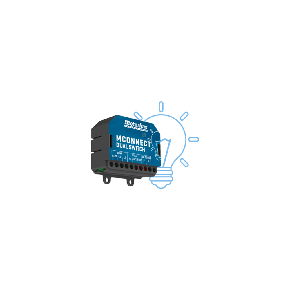Modul comanda lumini - MOTORLINE MCONNECT-DUAL-SWITCH - 1