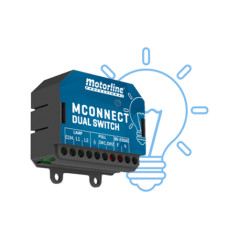 Modul comanda lumini - MOTORLINE MCONNECT-DUAL-SWITCH - 1