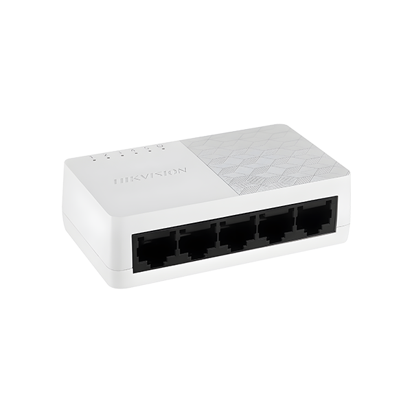 Switch 5 porturi 10/100 Mbps RJ45 - HIKVISION DS-3E0105D-O - 1