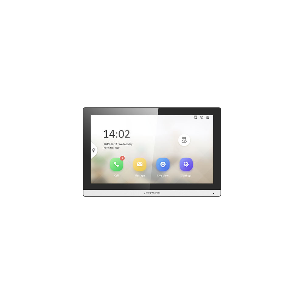 Monitor videointerfon TCP/IP, Wi-Fi, ecran LCD 7', Alarma  - HIKVISION DS-KH6350-WTE1 - 1