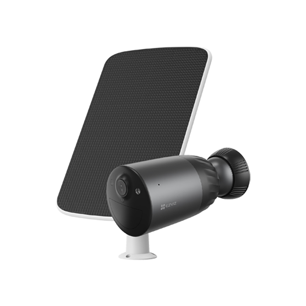 Camera IP 4K, Wi-Fi6, baterie 10.400 mAh, Audio, IR&WL 15m, Color 24/7, Panou Solar - EZVIZ CS-BC1C- - 1