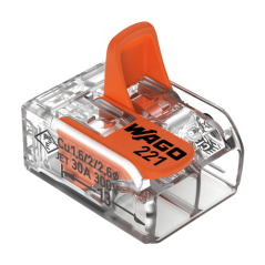  Conector derivatie 2 fire, max. 6 mmÂ² (50 buc.) - WAGO 221-612 - 1