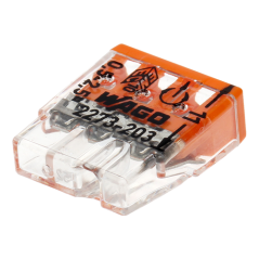 Conector compact de imbinare, 3 fire, max. 2.5 mmÂ² (100 buc.) - WAGO 2273-203 - 1