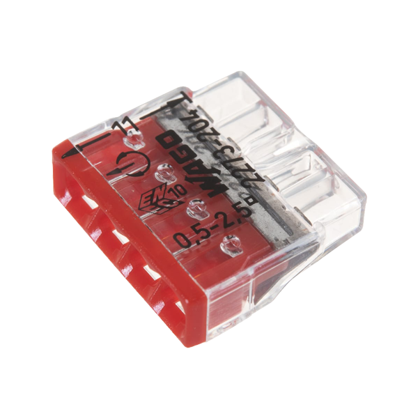  Conector compact de imbinare, 4 fire, max. 2.5 mmÂ² (100 buc.) - WAGO 2273-204 - 1