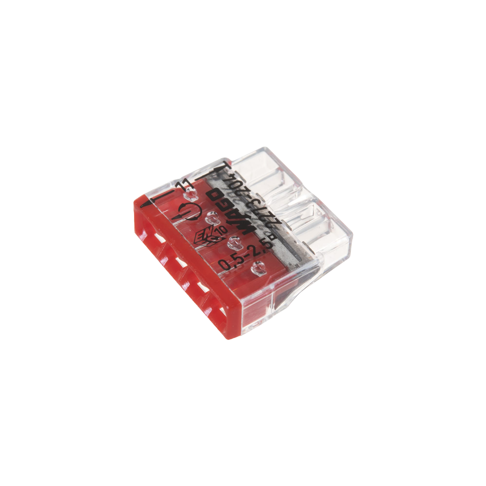  Conector compact de imbinare, 4 fire, max. 2.5 mmÂ² (100 buc.) - WAGO 2273-204 - 1