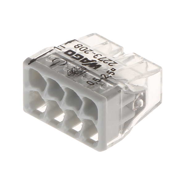 Conector compact de imbinare, 8 fire, max. 2.5 mmÂ² (50 buc.) - WAGO 2273-208 - 1