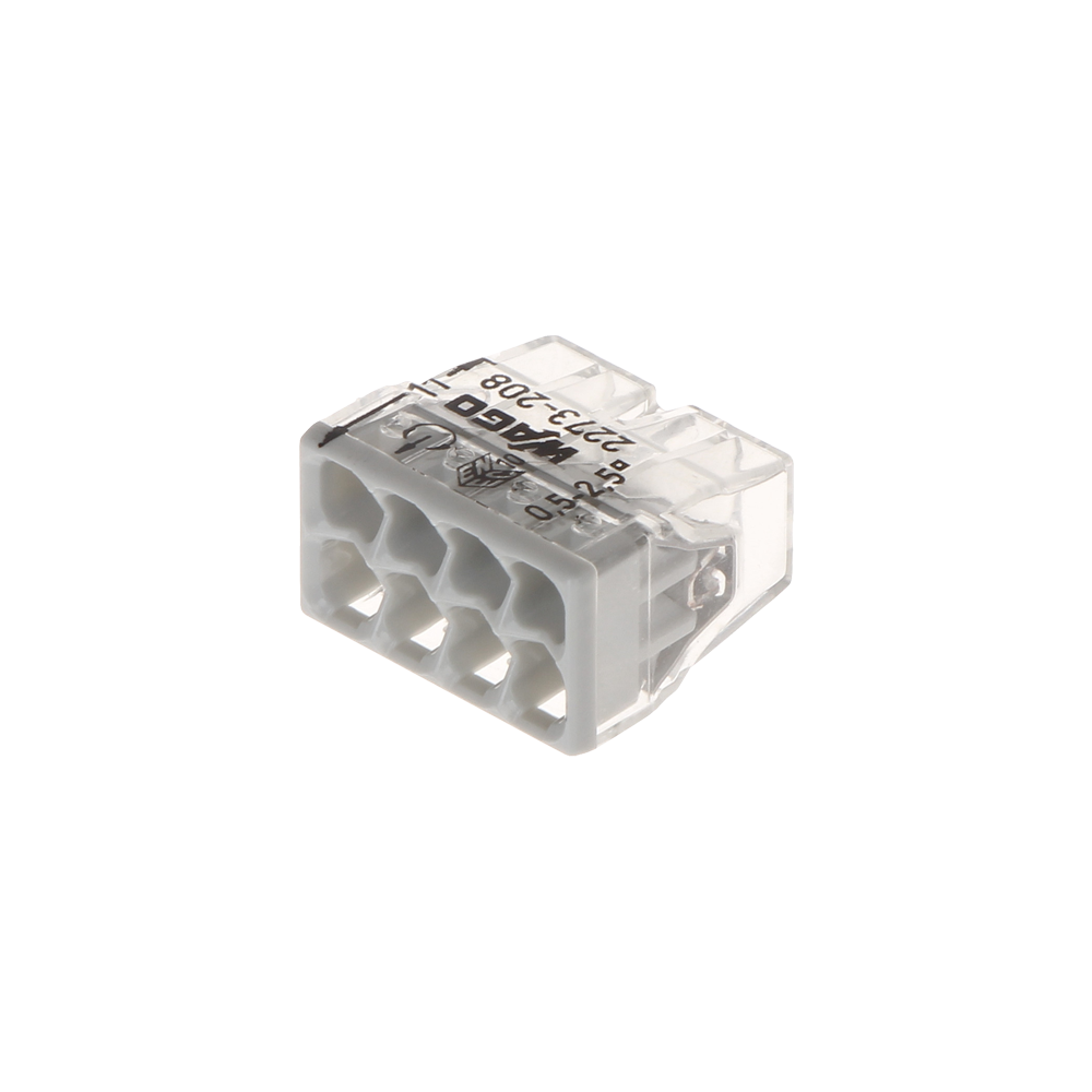  Conector compact de imbinare, 8 fire, max. 2.5 mmÂ² (50 buc.) - WAGO 2273-208 - 1