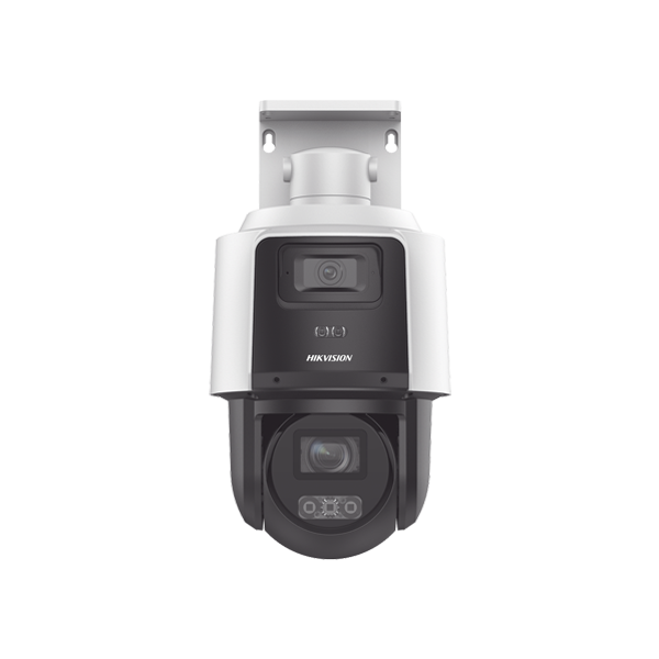 Camera IP PTZ TandemVu, 4MP+MP, 4X, IR 40m DarkFighter, WL 30m - HIKVISION DS-2SE3C404MWG-E14-2.8mm - 1