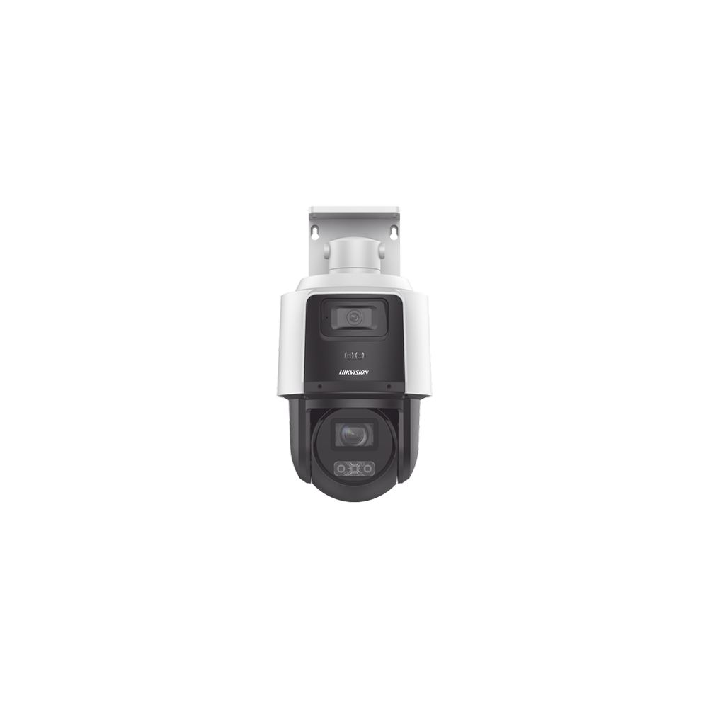Camera IP PTZ TandemVu, 4MP+MP, 4X, IR 40m DarkFighter, WL 30m - HIKVISION DS-2SE3C404MWG-E14-2.8mm - 1