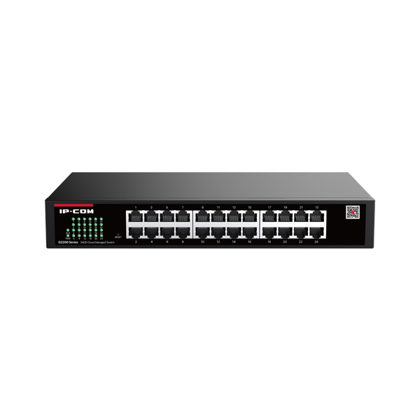 Switch 24 x RJ45 Gigabit, Cloud Management - IP-COM	 G2224D - 1