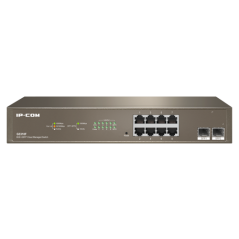 Switch 8 x RJ45 Gigabit, 2 x SFP Gigabit Uplink, Cloud Management - IP-COM G3310F - 1