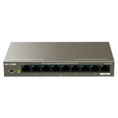 Switch 8 porturi Gigabit PoE, 1 x RJ45 Gigabit Uplink - IP-COM G1109P-8-102W - 1