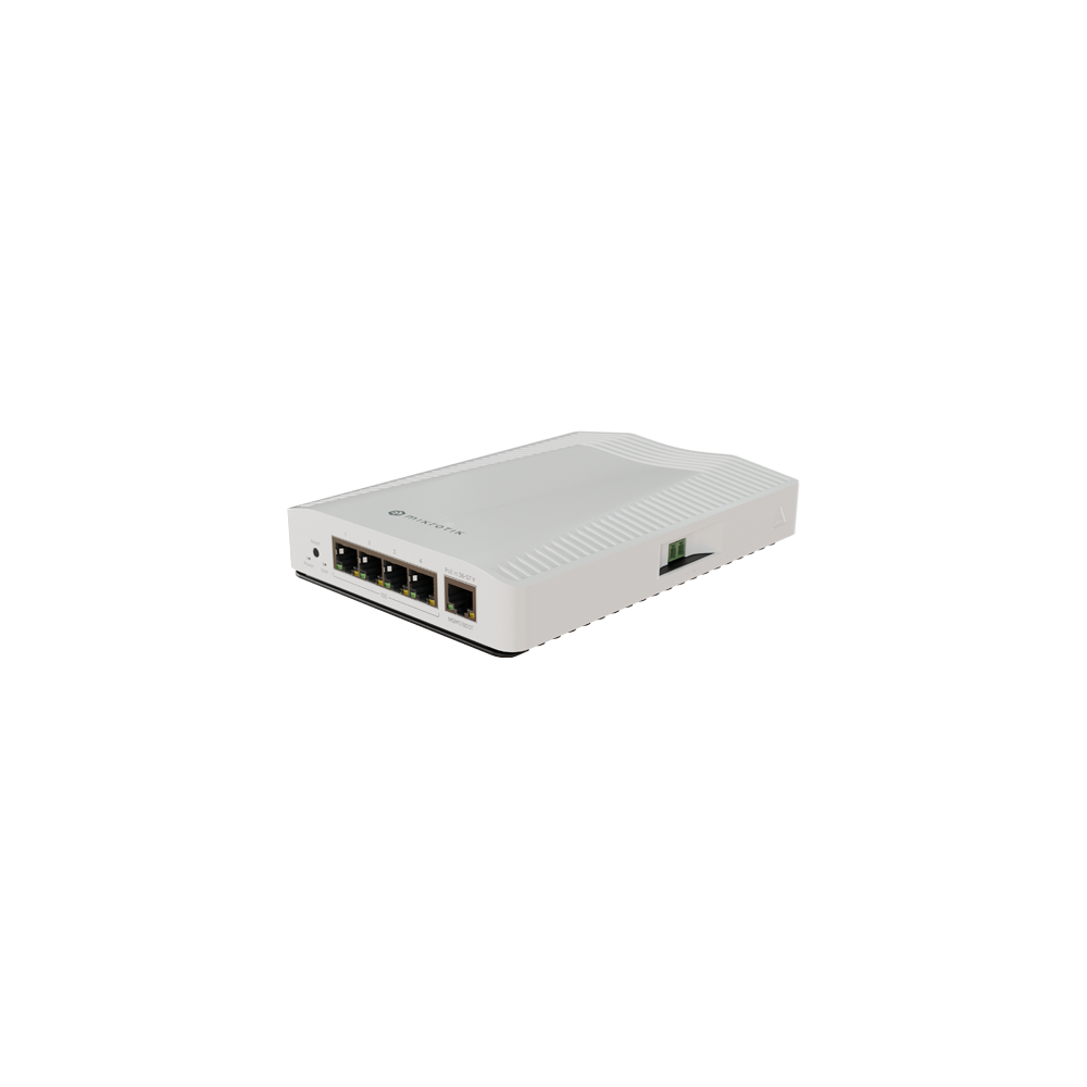Router 4 porturi 10G, 1 port 1G, sina DIN - MikroTik CRS304-4XG-IN - 1