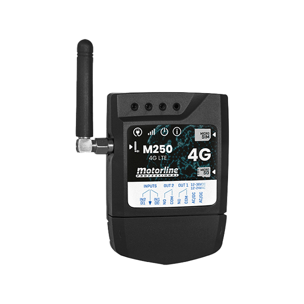 Controller GSM 4G, Bluetooth, 2 relee, card SIM inclus MOTORLINE GSM-M250 - 1