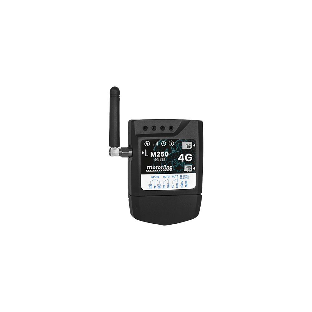 Controller GSM 4G, Bluetooth, 2 relee, card SIM inclus MOTORLINE GSM-M250 - 1