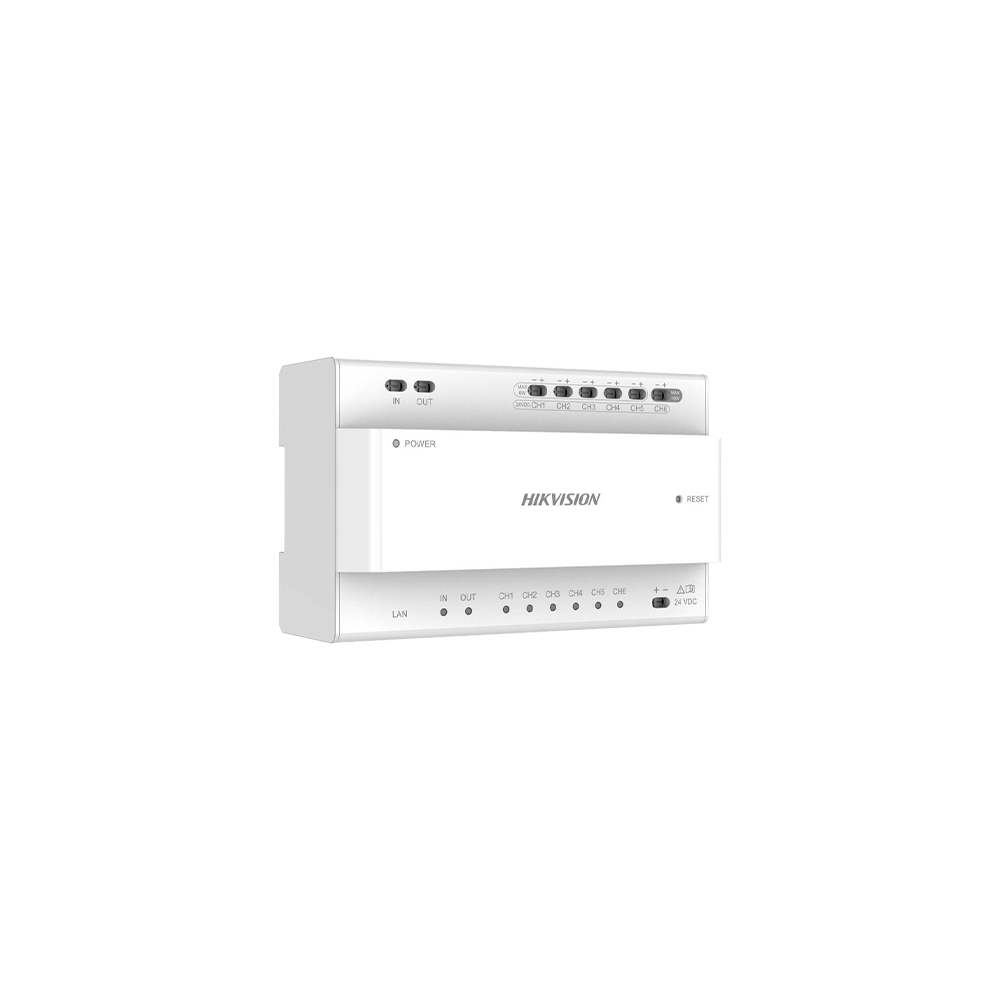 Distribuitor Video/Audio 2 fire pentru 6 posturi - HIKVISION DS-KAD706Y - 1