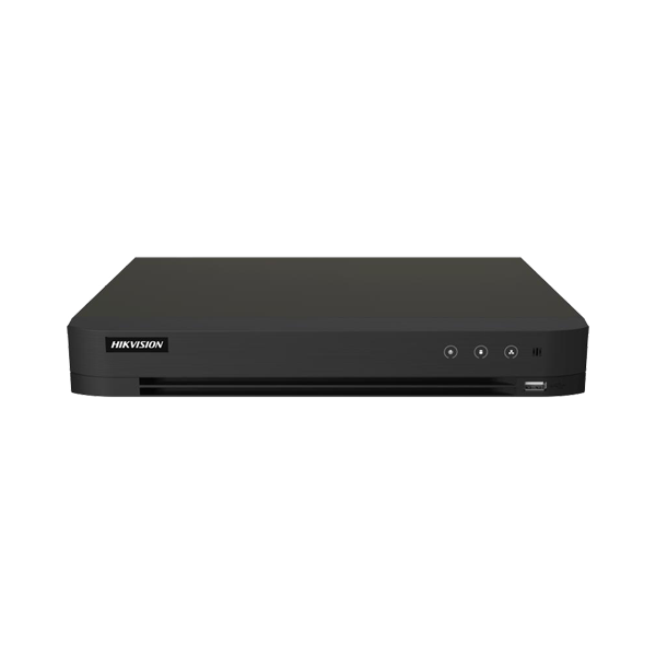 DVR AcuSense 16 ch., 5MP + 8 ch. IP 6MP, Alarma I/O, VCA - HIKVISION iDS-7216HQHI-M1-XT(16A+4/1ALM) - 1