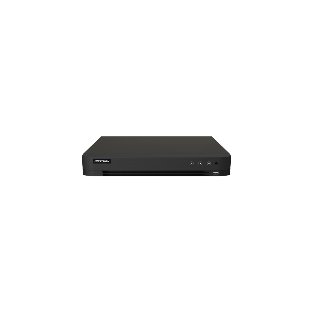 DVR AcuSense 16 ch., 5MP + 8 ch. IP 6MP, Alarma I/O, VCA - HIKVISION iDS-7216HQHI-M1-XT(16A+4/1ALM) - 1