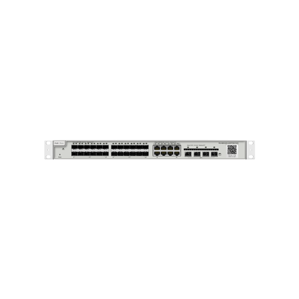 Switch 24 porturi SFP, 4 porturi SFP+, 8 porturi RJ45 Gigabit, L2 Cloud Management - Ruijie RG-NBS32 - 1