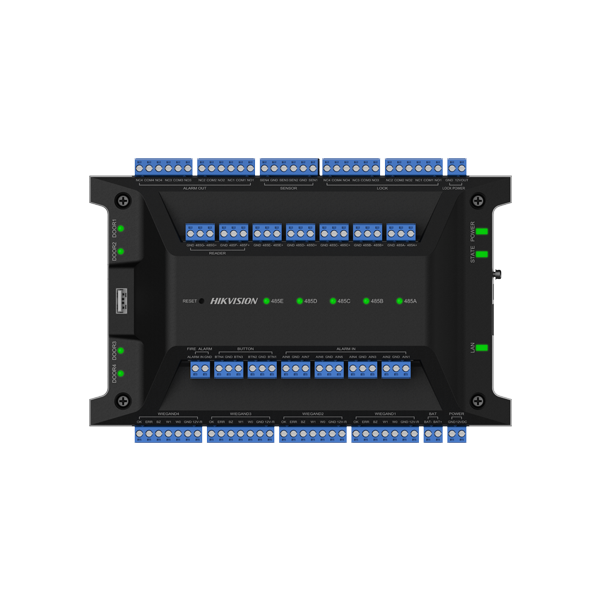 Centrala control access, 4 usi, Wiegand, RS485, Alarma - HIKVISION DS-K2704XP - 1