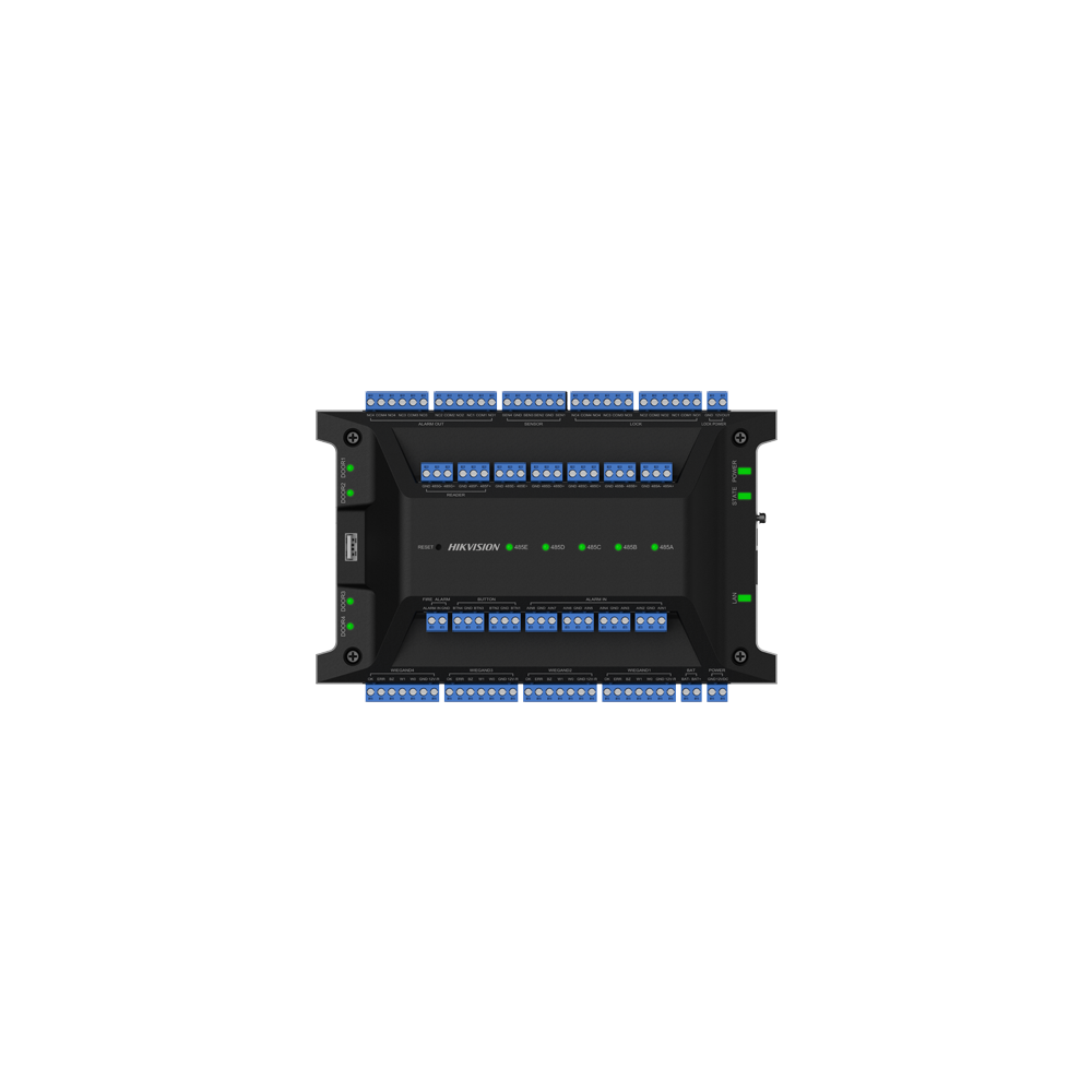 Centrala control access, 4 usi, Wiegand, RS485, Alarma - HIKVISION DS-K2704X(P) - 1