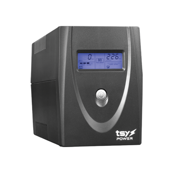 UPS TSY Power, 600VA/360W, LCD,  line interactive, 2 x Schuko TSY-MP-0K6-LCD - 1