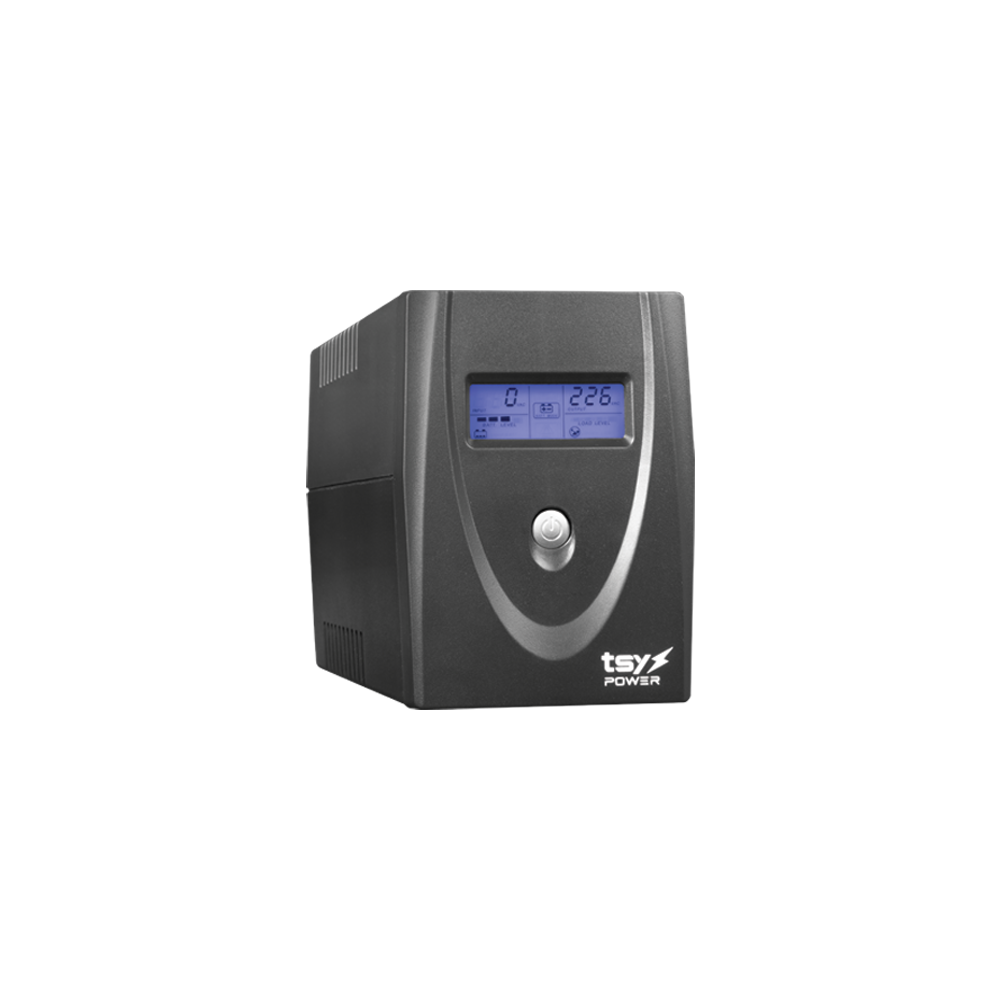 UPS TSY Power, 600VA/360W, LCD,  line interactive, 2 x Schuko TSY-MP-0K6-LCD - 1