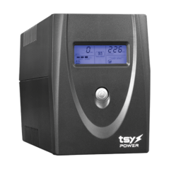 UPS TSY Power, 600VA/360W, LCD,  line interactive, 2 x Schuko TSY-MP-0K6-LCD - 1