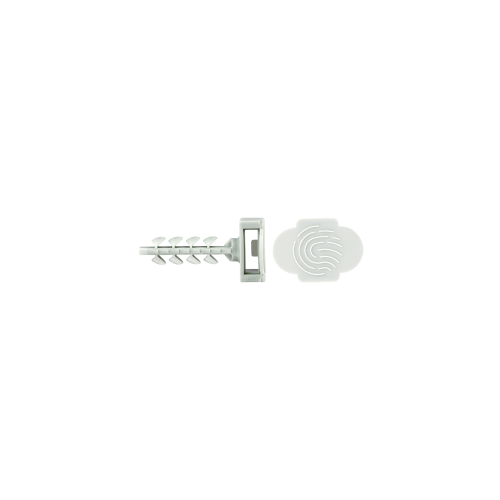 Diblu fixare colier Ã 6x30, cap mare gri in cutie plastic InsertFIX (125 buc.) CELO 96EXPIFB - 1