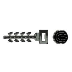Diblu fixare colier Ã 6x30, cap mic negru in cutie plasticInsertFIX (250 buc.) - CELO 946EXPIFS - 1