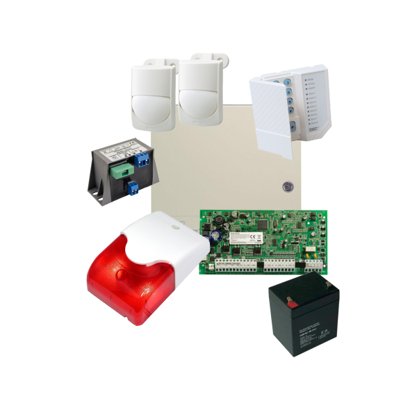 Kit alarma la efractie DSC cu sirena interioara - 1