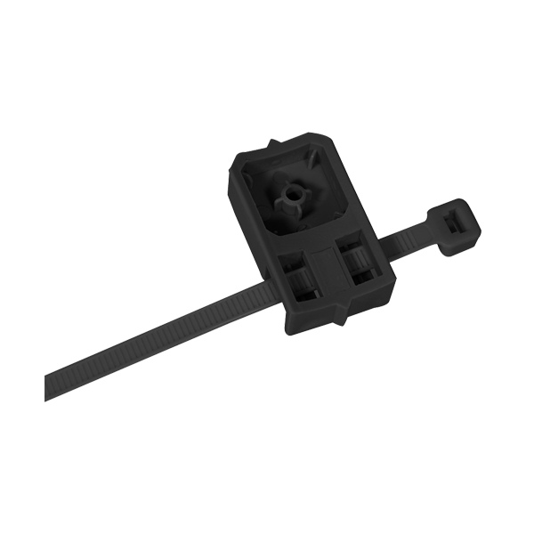 Suport cu brida plastic 4.8x286 mm TBBL negru (200 buc.) - CELO 94TBBL - 1