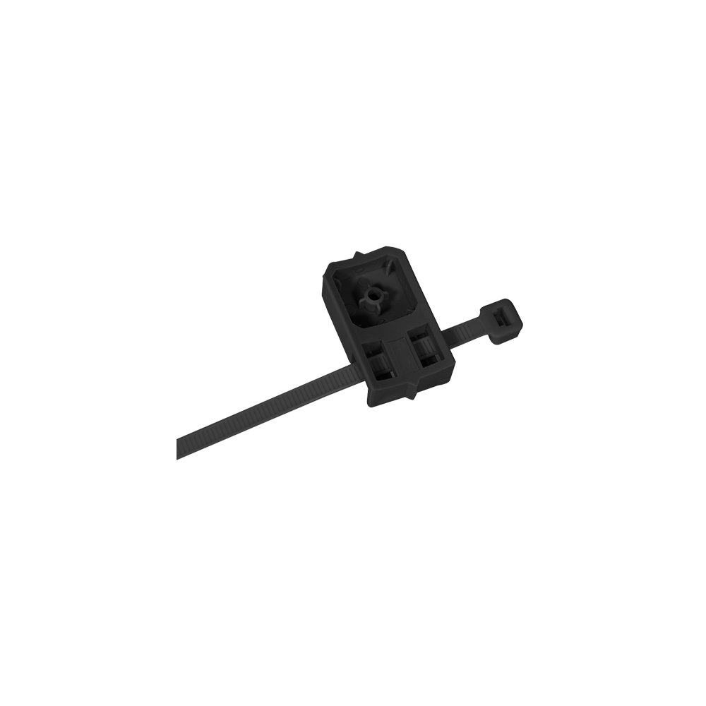 Suport cu brida plastic 4.8x286 mm TBBL negru (200 buc.) - CELO 94TBBL - 1