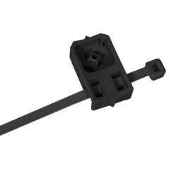 Suport cu brida plastic 4.8x286 mm TBBL negru (200 buc.) - CELO 94TBBL - 1