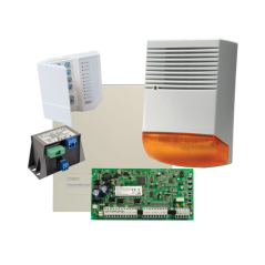 Kit alarma la efractie DSC cu sirena exterioara - 1