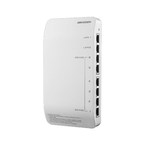 Distribuitor Video/Audio pentru 6 posturi - HIKVISION DS-KAD606-P - 1
