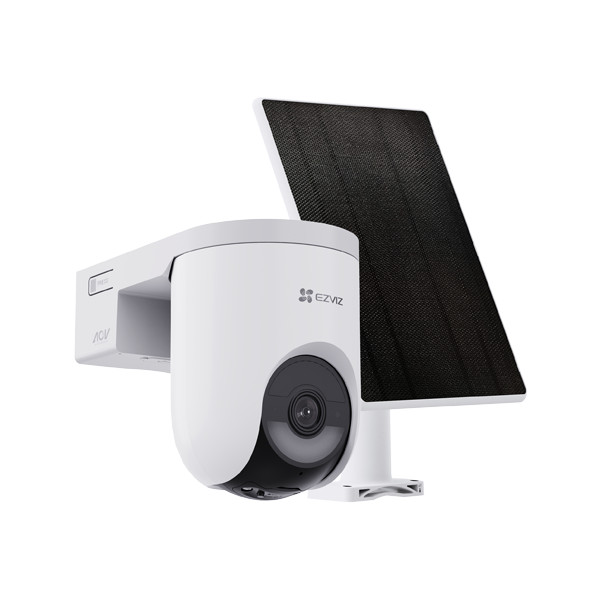 Camera IP Wi-Fi6 PT + panou solar 5W, 4MP, baterie 5.200 mAh, Audio bidirectional, Alarma - EZVIZ CS - 1