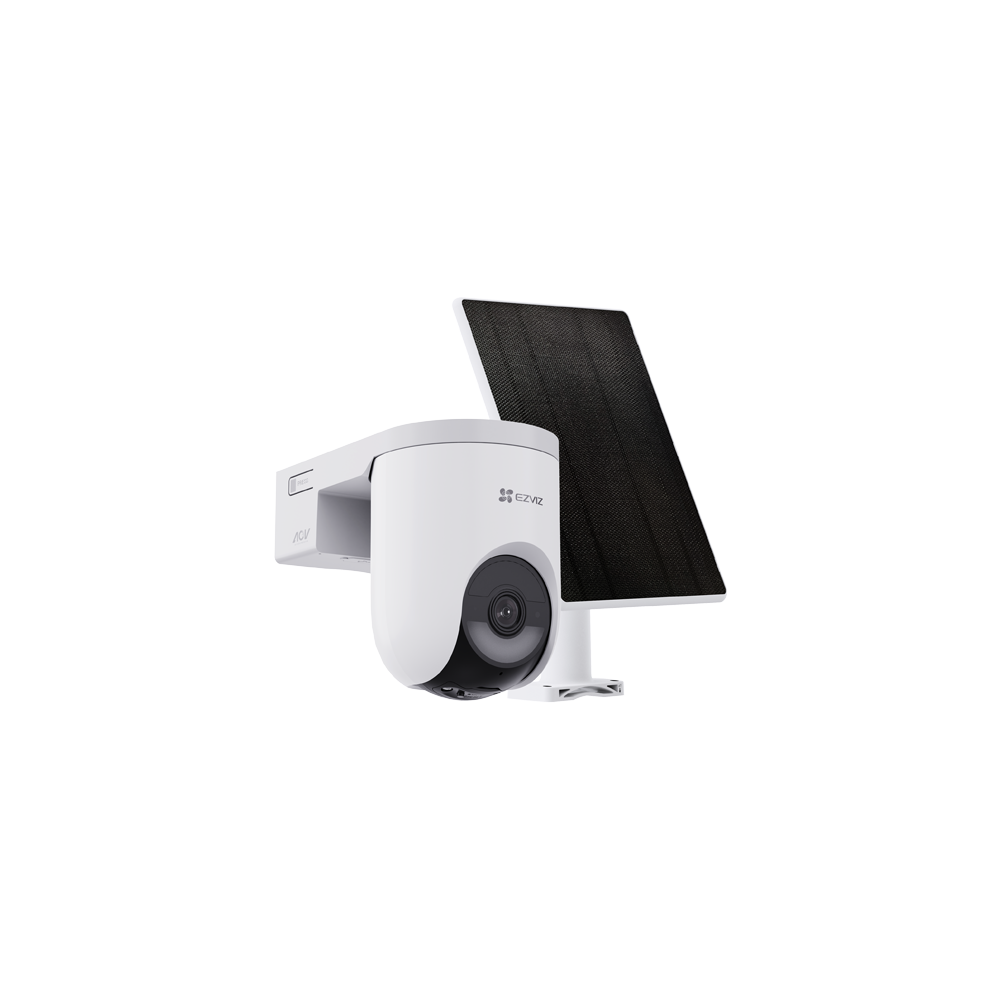 Camera IP Wi-Fi6 PT + panou solar 5W, 4MP, baterie 5.200 mAh, Audio bidirectional, Alarma - EZVIZ CS - 1