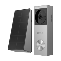 Sonerie video smart, Wi-Fi, 2K, Panou solar, acumulator 5200mAh, PIR, IR 6M, Stocare 32GB - EZVIZ CS - 1