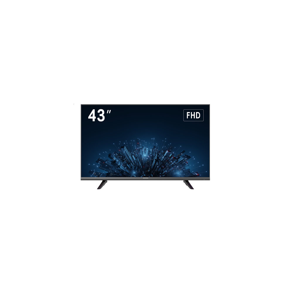 Monitor D-LED 43', HD 1080P, 60 Hz, HDMI, VGA, Audio - HIKVISION DS-D5043F3-1V0S - 1