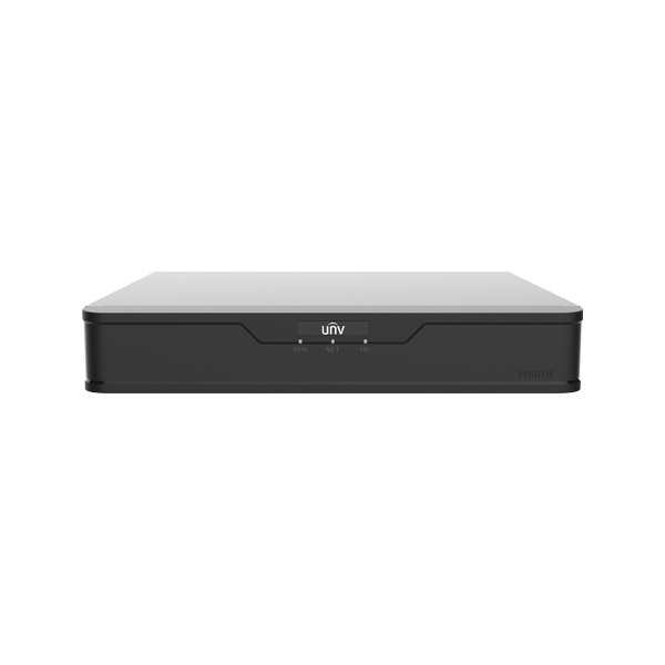  NVR 4K, 8 canale POE, max. 12MP, 1U - UNV NVR301-08B-P8-IQ - 1