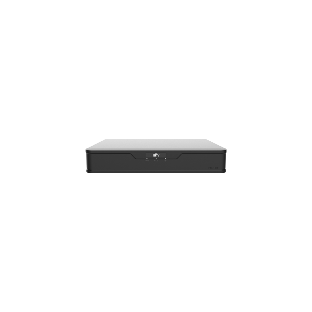  NVR 4K, 8 canale POE, max. 12MP, 1U - UNV NVR301-08B-P8-IQ - 1