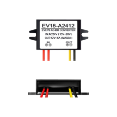 Convertor tensiune 14-28VAC la 12VDC, 1.5A EV18-A2412 - 1