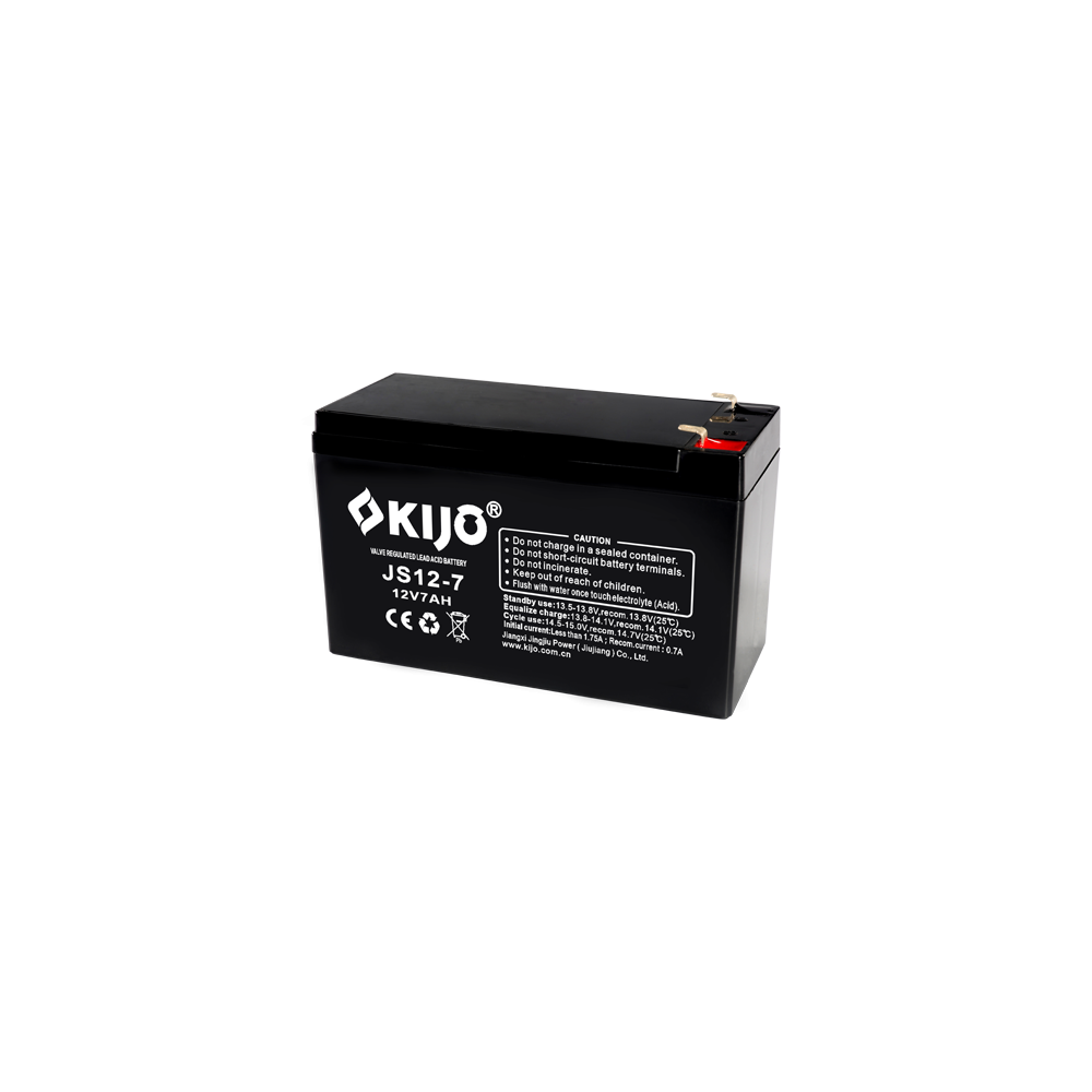 Acumulator AGM 12V, 7Ah, F1 - KIJO JS12-7 - 1
