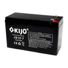 Acumulator AGM 12V, 7Ah, F1 - KIJO JS12-7 - 1