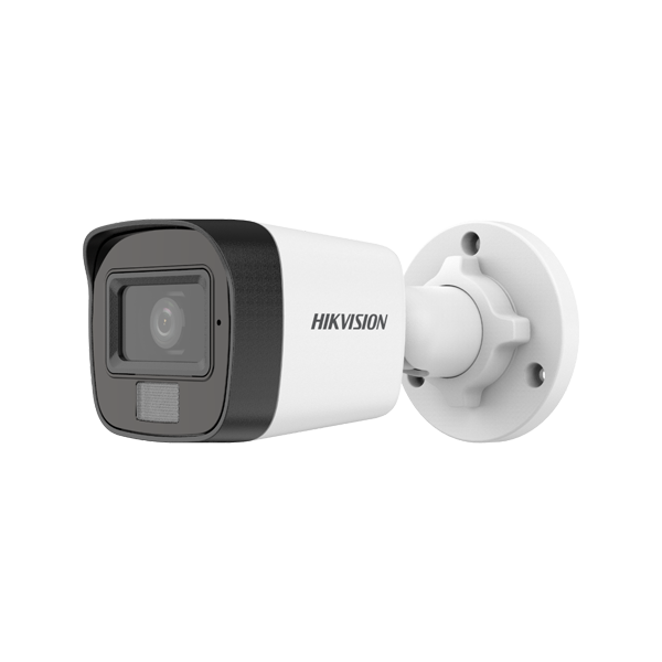 Dual Light - Camera analog 2MP, lentila 2.8mm, IR 30m, WL 20m, TVI/AHD/CVI/CVBS, Mic., IP67 - HIKVIS - 1