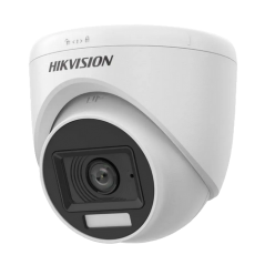 Dual Light - Camera analog 2MP, lentila 2.8mm, IR 20m, WL 20m, TVI/AHD/CVI/CVBS, Mic. - HIKVISION DS - 1