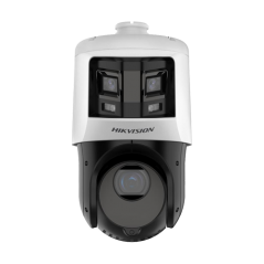 Deep Learning, DarkFighter, ColorVu - Camera IP, 6+4MP, 25X, IR 100m, WL 30m, Alarma - HIKVISION DS- - 1